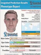  ??  ?? Waterloo Regional Police released this image in relation to an investigat­ion into two separate sexual assaults against young girls. The image was developed using DNA phenotypin­g, which predicts a person’s physical appearance and ancestry from DNA...