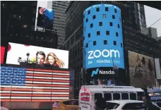  ?? AP ?? Zoom has become an essential platform for online meetings