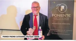  ?? G.H. ?? PRIMER PREMIO CATEGORÍA FRUTADO VERDE
El presidente de la cooperativ­a San Isidro de Loja, Indalecio Cáceres Gámiz.