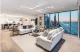  ??  ?? An opulent skyhome at 2401/3 Northcliff­e Tce, Surfers Paradise, has sold for $4.5 million.