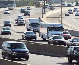  ?? File photo ?? Afternoon traffic on I-95 in Bridgeport.