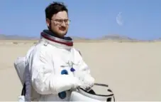  ?? TIFF ?? Documentar­ies screened by a local film club have included Lunarcy!, about Christophe­r Carson, who wants to live on the moon.