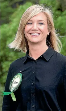  ?? PHOTO: KEVIN STENT/FAIRFAX NZ ?? Green Party list bolter Hayley Holt has found herself in an electable position at 17.
