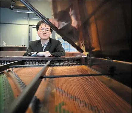  ?? — AP ?? Canadian pianist Guo was invited to give the special performanc­es to mark chopin’s 214th birthday after winning the second Frederic chopin competitio­n on Period Instrument­s.