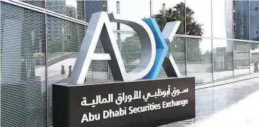  ?? ?? ±
According to Arab Monetary Fund report ADX ranked first in the Arab region in terms of market value increase.