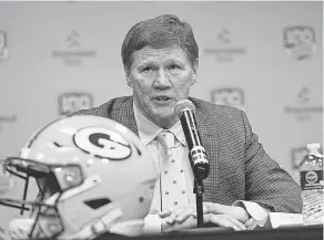  ?? 2019 AP FILE PHOTO BY MORRY GASH ?? “Yeah and you know, we’ve got no other news really going on,” Packers President and CEO Mark Murphy said Monday.