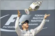  ?? REUTERS ?? The fifth race victory of the season took Lewis Hamilton’s total points to 192, six more than Nico Rosberg.