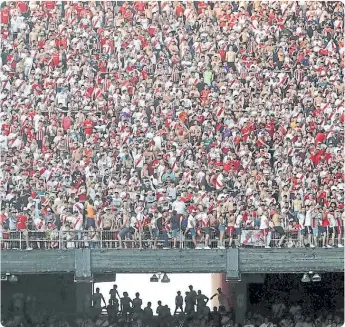  ?? ?? RIVER NO RECIBE PÚBLICO DESDE EL 29/2/20, VS DEFENSA.