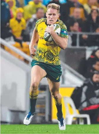  ?? Picture: AAP IMAGE ?? Reece Hodge has been thrust into the playmaking role for the Wallabies.