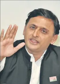  ?? PTI FILE ?? ▪ SP chief and former UP CM Akhilesh Yadav also cleared the air about the family dispute saying Shivpal Yadav would remain with the party.