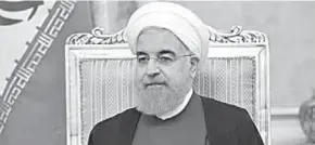  ??  ?? Iran’s president, Hassan Rouhani, stepped into a growing dispute with Saudi Arabia, saying Riyadh orchestrat­ed the resignatio­n of Lebanon’s prime minister.