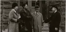  ?? Jack Madigan / Hearst Newspapers 1966 ?? Civil rights activist June Shagaloff (left, later June Alexander), Shirley Brown and Victor Lord, all with the NAACP, meet with David Bray, assistant superinten­dent of Albany, N.Y., schools, in 1966. Alexander was at the forefront of the civil rights drive.