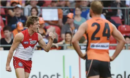  ?? Photograph: Dean Lewins/AAP ?? ‘In shedding, chrysalis-like, the footy player he never seemed quite certain he wanted to be, Brandon Jack came to find his inner aesthete – a musician and a writer with so much to say.’