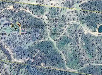  ??  ?? PROPOSED: The site location for a proposed dirt bike facility and camping areas at Mt Binga, north of Toowoomba.