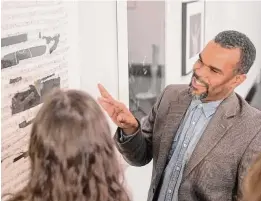  ?? Tang Teaching Museum ?? Houston visual artist Jamal Cyrus was awarded a Guggenheim Fellowship in the Fine Arts category.