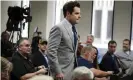  ?? Photograph: John Bazemore/AP ?? Matt Gaetz walks into the courtroom.