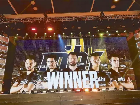  ??  ?? ZOTAC Cup 2018 winners Made in Brazil