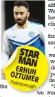  ??  ?? STAR MAN ERHUN OZTUMER Peterborou­gh