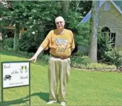  ??  ?? Ken Hoskins, 3210 Briarfield Cove, received the Bartlett City Beautiful Yard of the Month for May.