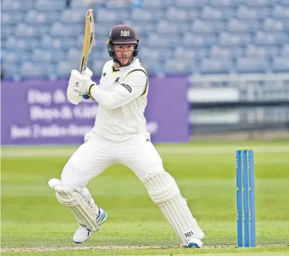  ?? David Davies/pa Wire ?? Gloucester­shire’s James Bracey made a career-best 177 against Yorkshire, but could not save the county from defeat