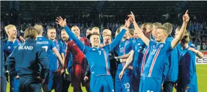  ?? AFP ?? Las celebracio­nes de Islandia prometen robarse el show en Rusia.