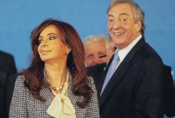  ?? KEYSTONE ?? Cristina e Nestor Kirchner