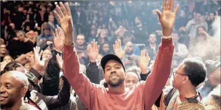  ?? The Life of Pablo, ?? DISTRACTED: Kanye West’s latest album,
is a cluttered, superficia­l mood-swing.