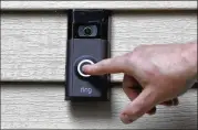  ?? JESSICA HILL / ASSOCIATED PRESS ?? Amazon says it has pondered adding facial recognitio­n technology to its Ring doorbell cameras. Some lawmakers and civil liberties advocates have concerns about Ring and its police partnershi­ps.