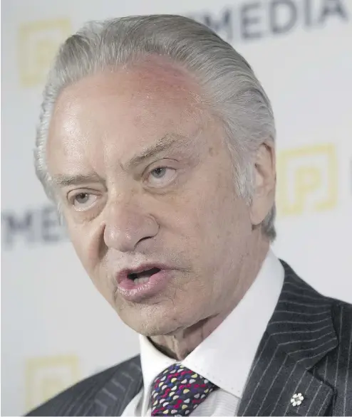  ?? PETER J. THOMPSON / NATIONAL POST ?? Postmedia President and CEO Paul Godfrey.