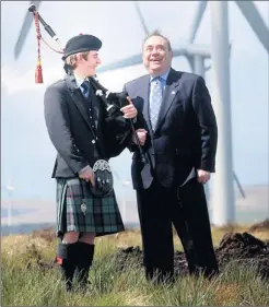  ?? DANNY LAWSON/PA ?? Scotland’s First Minister has gigantic ambitions for his army of Caledonian windmills