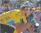  ?? PETER DEJONG/THE ASSOCIATED PRESS ?? Italy’s Fabio Aru finished in 30th place Saturday, 30 seconds behind the Tour de France stage winner, and now sits second, 18 seconds behind Chris Froome.