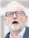  ??  ?? Corbyn: Historical­ly unpopular