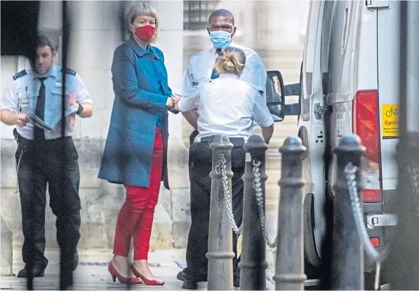  ?? ?? Emma Smart, above, leaves court yesterday after she was jailed for four months. Between 2012 and 2016 she toured the world in a diesel Toyota Hilux, left, visiting 52 countries, including Mongolia, Thailand and Iran