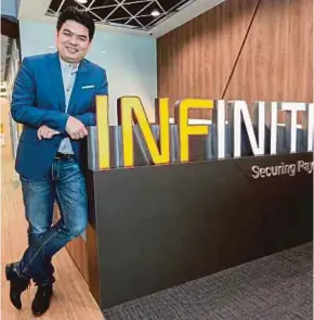  ?? PIC BY HAFIZ SOHAIMI ?? Infinitium founder and group chief executive officer Ho Ching Wee says biometric authentica­tion allows for faster and secure identity verificati­on processes.