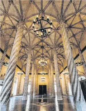  ?? ?? Lonja de la Seda en València, una destacada muestra arquitectó­nica del influjo renacentis­ta