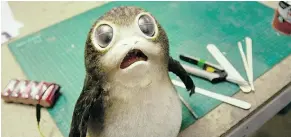  ?? — WALT DISNEY PICTURES ?? Love ‘em or hate ‘em, the Porgs are going to be featured in Star Wars: The Last Jedi, which lands on Dec. 15.