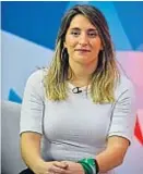  ??  ?? Nuevo MAS. Manuela Castañeira, candidata presidenci­al.