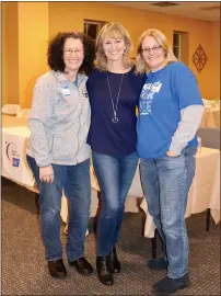  ?? SUBMITTED PHOTO ?? Trivia Night organizers, from left, Wendy Blum, Lori Freed and Stacey DeMichele