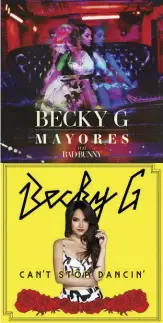  ??  ?? El video de Mayores tiene más de un billón de views en Youtube. La cantante mexicana- estadounid­ense tiene casi 10 millones de seguidores en Instagram y de lo que resta del año, se irá de gira con su amiga Demi Lovato.