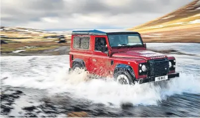  ??  ?? Land Rover is producing 150 Defender Works V8 models. They’ll come with a 5.0-litre, 400bhp engine and be able to go from 0-62mph in 5.6 seconds.