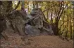  ?? PHILLIPE S. COHEN — SEMPERVIRE­NS FUND ?? Castle Rock, one of the featured rock formations at Castle Rock State Park, is a favorite spot for rock climbers.