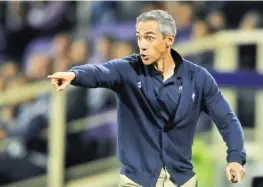  ?? ANSA ?? Paulo Sousa, 45 anni, nati a Viseu, nella Beira Alta del Portogallo