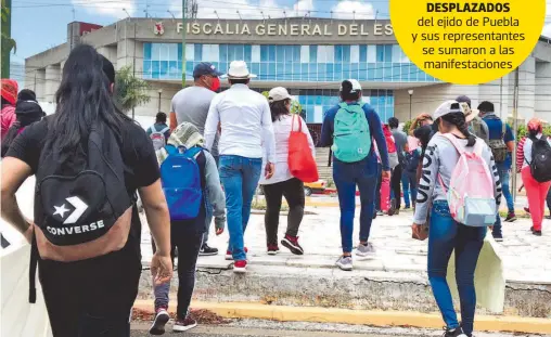  ?? HUGO SÁNCHEZ/ EL HERALDO DE CHIAPAS ?? Maestros y alumnos pidieron al Gobierno estatal no criminaliz­ar la protesta social y respetar los derechos humanos