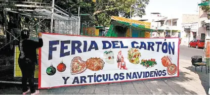  ?? PERLA GÓMEZ ?? La feria se ubica en la calle San Diego sobre el parque Morelos