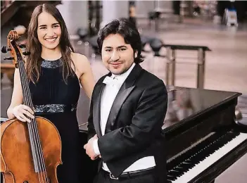  ?? FOTO: VERANSTALT­ER ?? Soraya Ansari und Luis Castellano­s lernten sich beim Studium an der Hochschule für Musik und Tanz Köln/Aachen kennen und bilden heute ein gut eingespiel­tes Konzert-Duo.