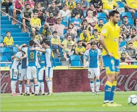  ?? FOTO: EFE ?? El Leganés se llevó los tres puntos con orden y trabajo ante una ineficaz UD Las Palmas