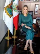  ??  ?? Verónica Martínez, senadora por el PRI.