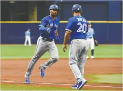  ?? DOUGLAS P. DEFELICE / GETTY IMAGES ?? Marcus Semien is one of three Blue Jays starting Tuesday’s all-star game and is a free agent who has been asked to play second base when he’s a natural shortstop.