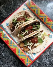  ?? GRETCHEN MCKAY — PITTSBURGH POST-GAZETTE ?? The vegetarian “chorizo” tacos are super easy to make and also super good for you.