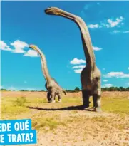  ?? Suministra­da ?? Hallan en Argentina restos de un dinosaurio que perteneció a la familia del Patagotita­n mayorum.